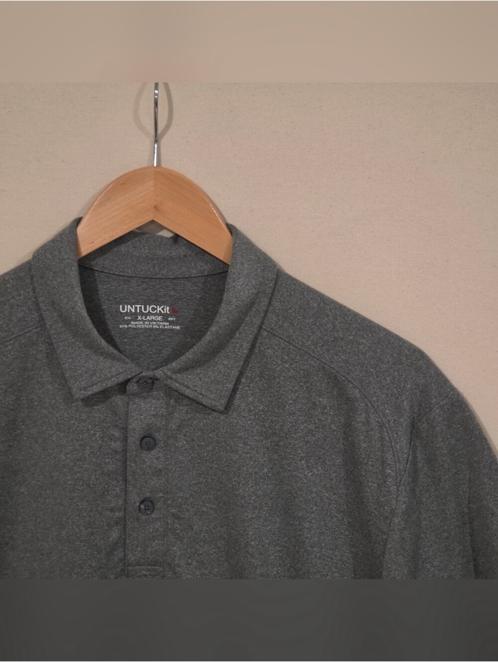 UNTUCKit Clavidor Regular Fit Polo XL